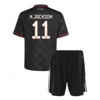 Stroje piłkarskie Bayern Munich Nicolas Jackson #11 Koszulka Trzeciej dla dzieci 2025-26 Krótki Rękaw (+ szorty)